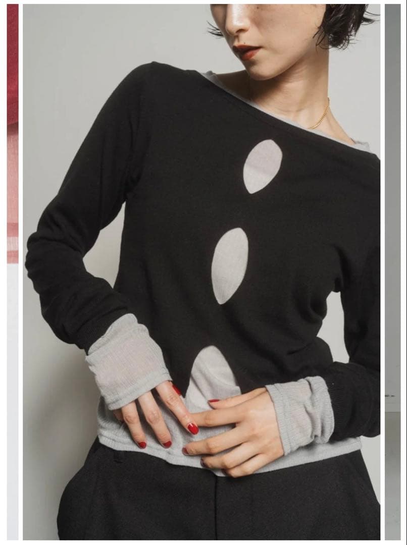 トップス knuth marf layered color tops