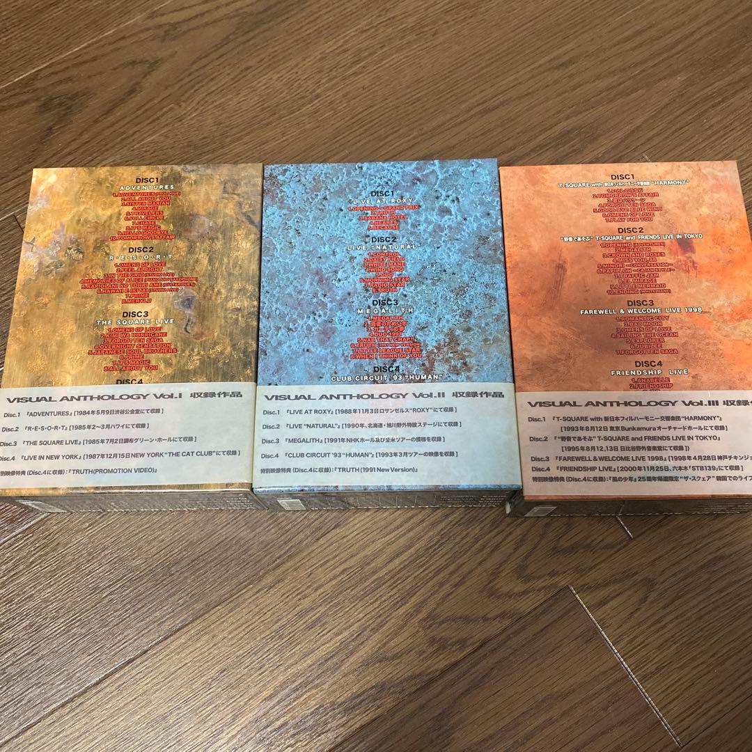 T-SQUARE/VISUAL ANTHOLOGY VOL Ⅰ、Ⅱ、Ⅲ
