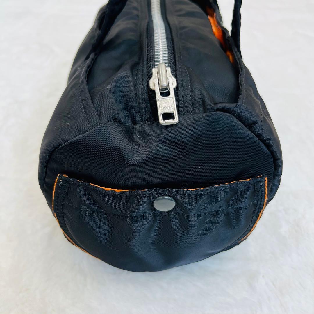【美品】ポータータンカー ダッフル ミニボストンバッグSサイズ 黒