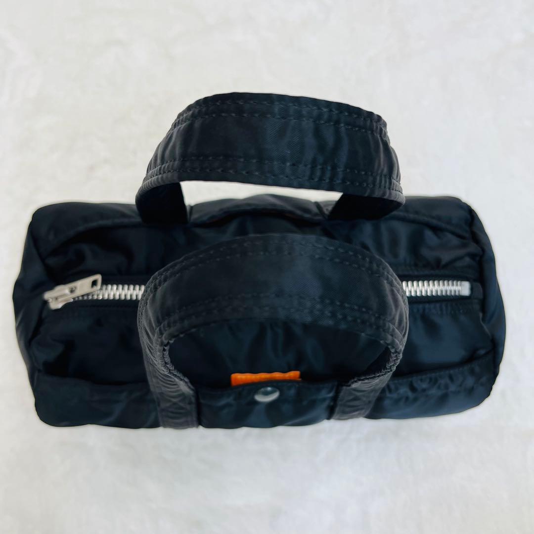 【美品】ポータータンカー ダッフル ミニボストンバッグSサイズ 黒