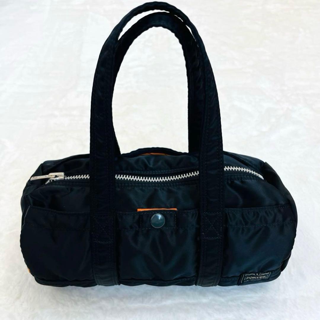 【美品】ポータータンカー ダッフル ミニボストンバッグSサイズ 黒