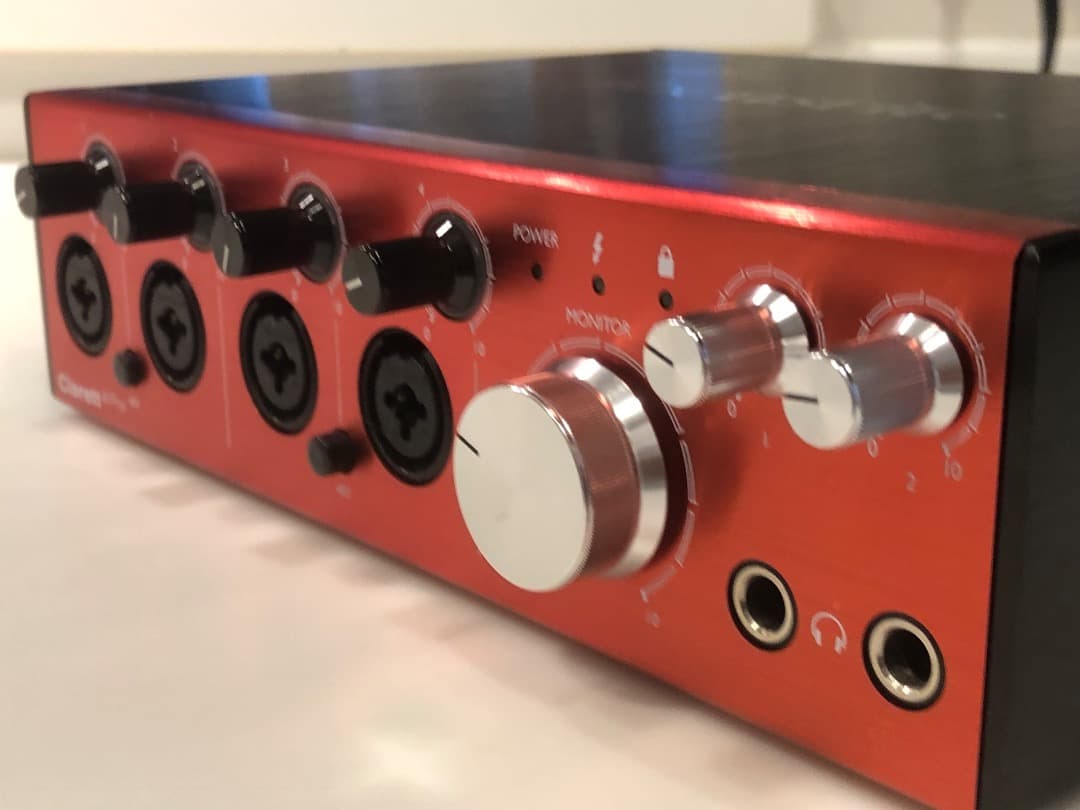 Focusrite Clarett 4Pre インターフェース MacBook
