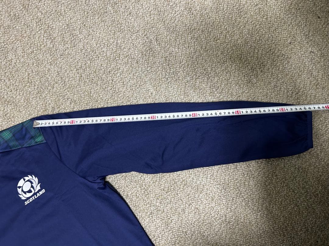 【新品未使用】ラグビー　スコットランド代表　長袖トレーニングシャツ　M