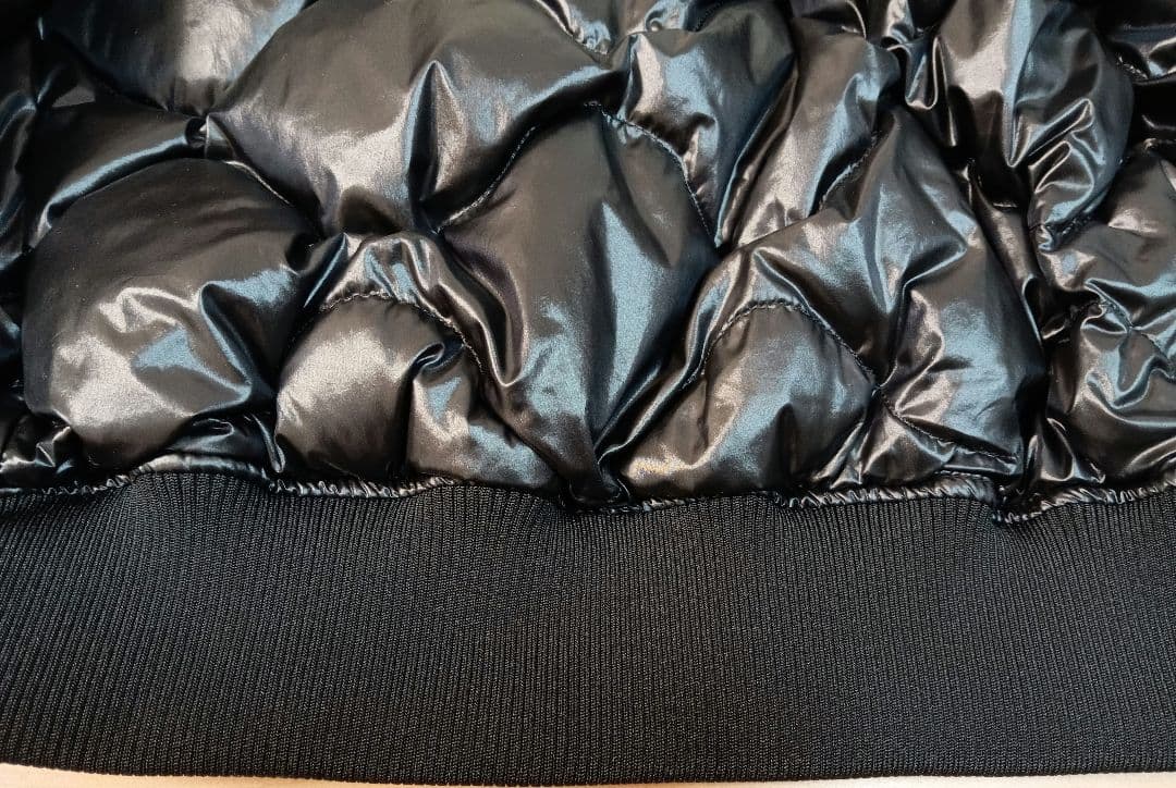 美品ユニクロ+J ハイブリッドダウンオーバーサイズMA-1ブルゾン M ブラック