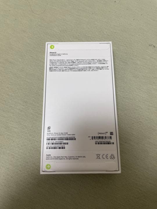 iPhone13 512GB RED SIMフリー