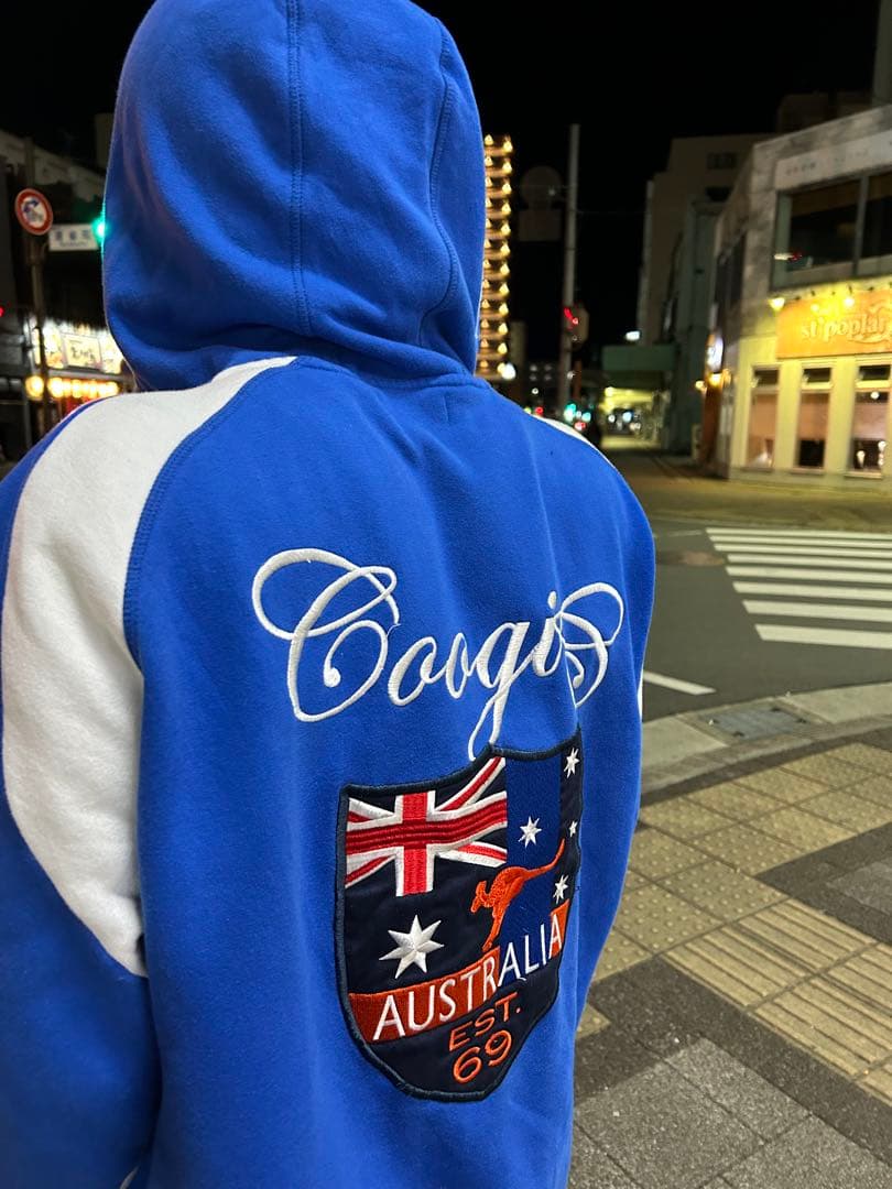 COOGI 刺繍入り トラックジャケット×カーゴパンツ セットアップ