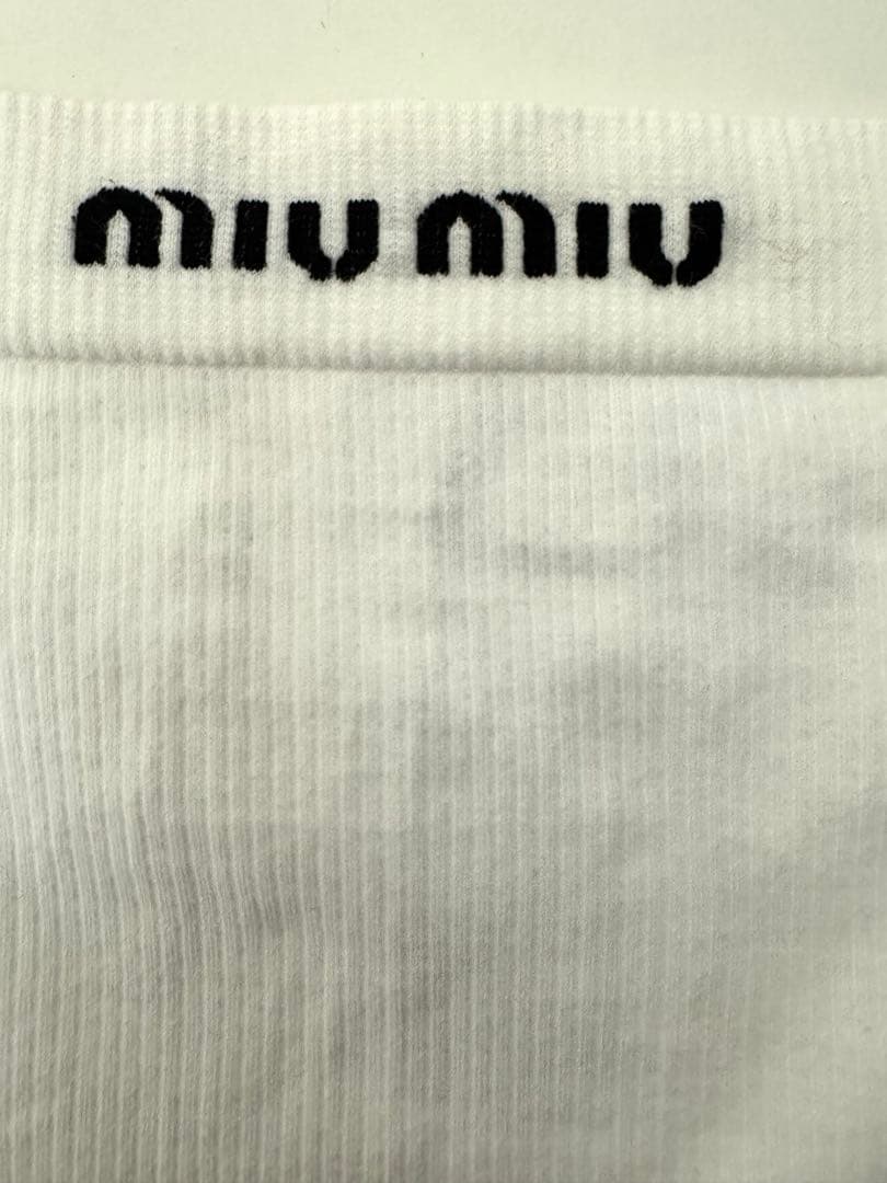 MIUMIU ボクサーショートパンツ xs～s