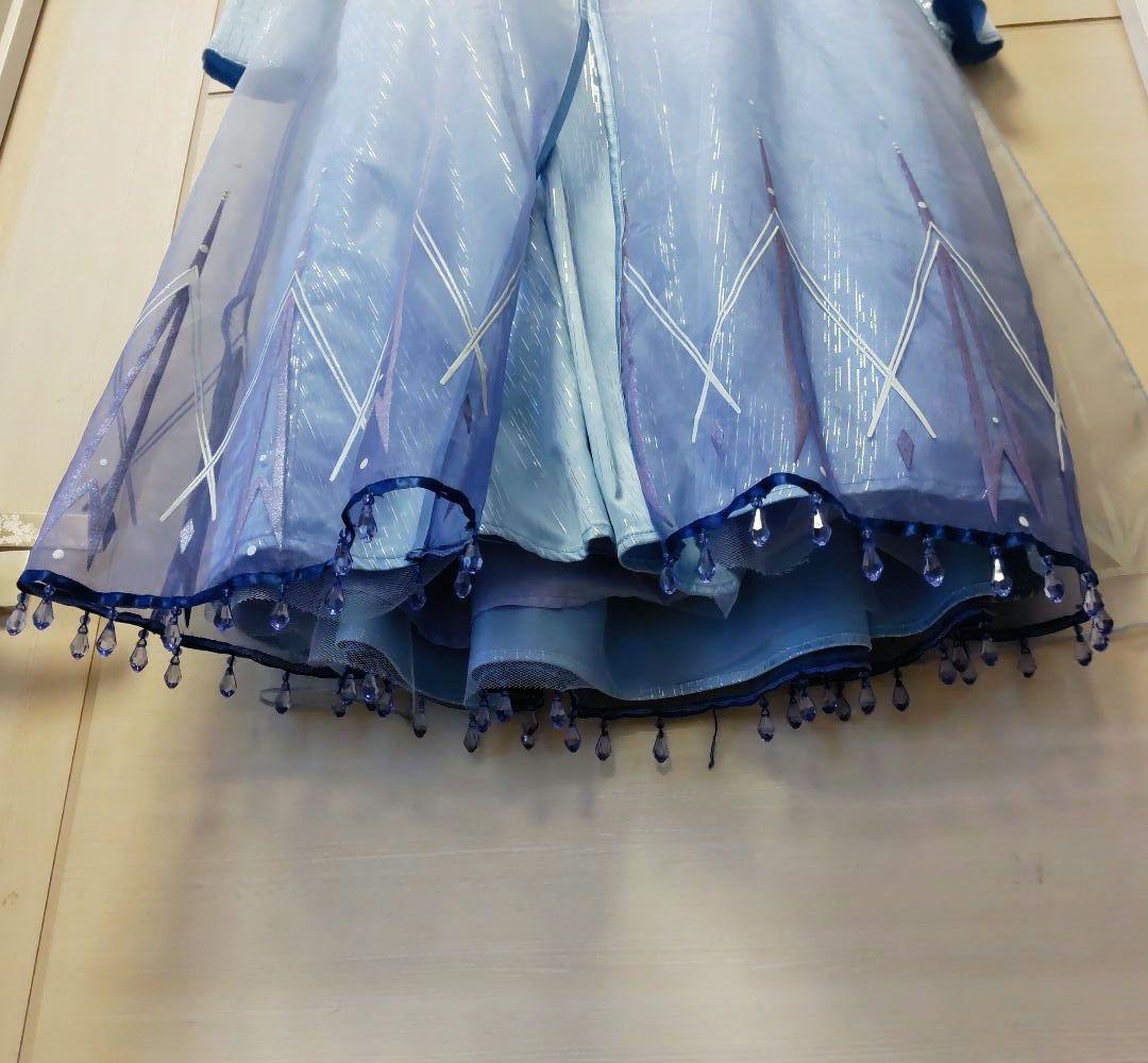 【新品未使用】アナと雪の女王　エルサ　ドレス　ディズニーストア