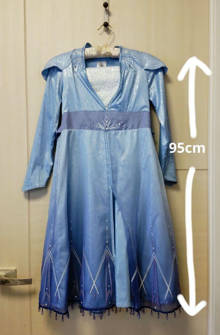 【新品未使用】アナと雪の女王　エルサ　ドレス　ディズニーストア