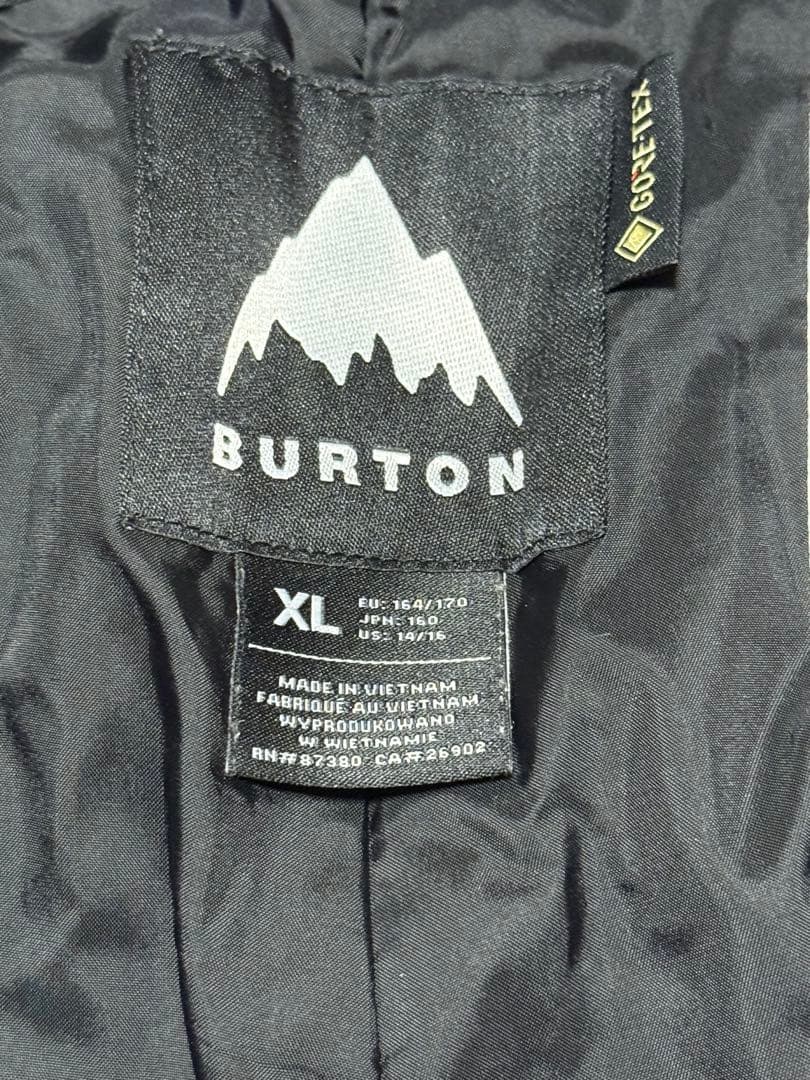 【新春セール】BURTON スノーウエア上下セット XL 青（子供用ウエア）