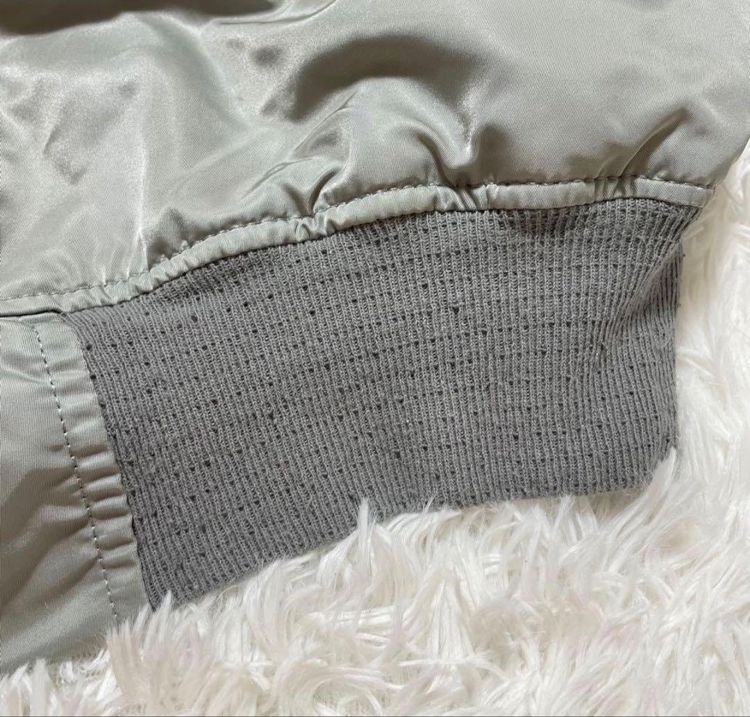 グレー MA-1 フライトジャケット