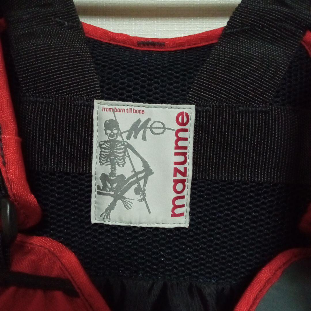 mazume フィッシングベスト レッド