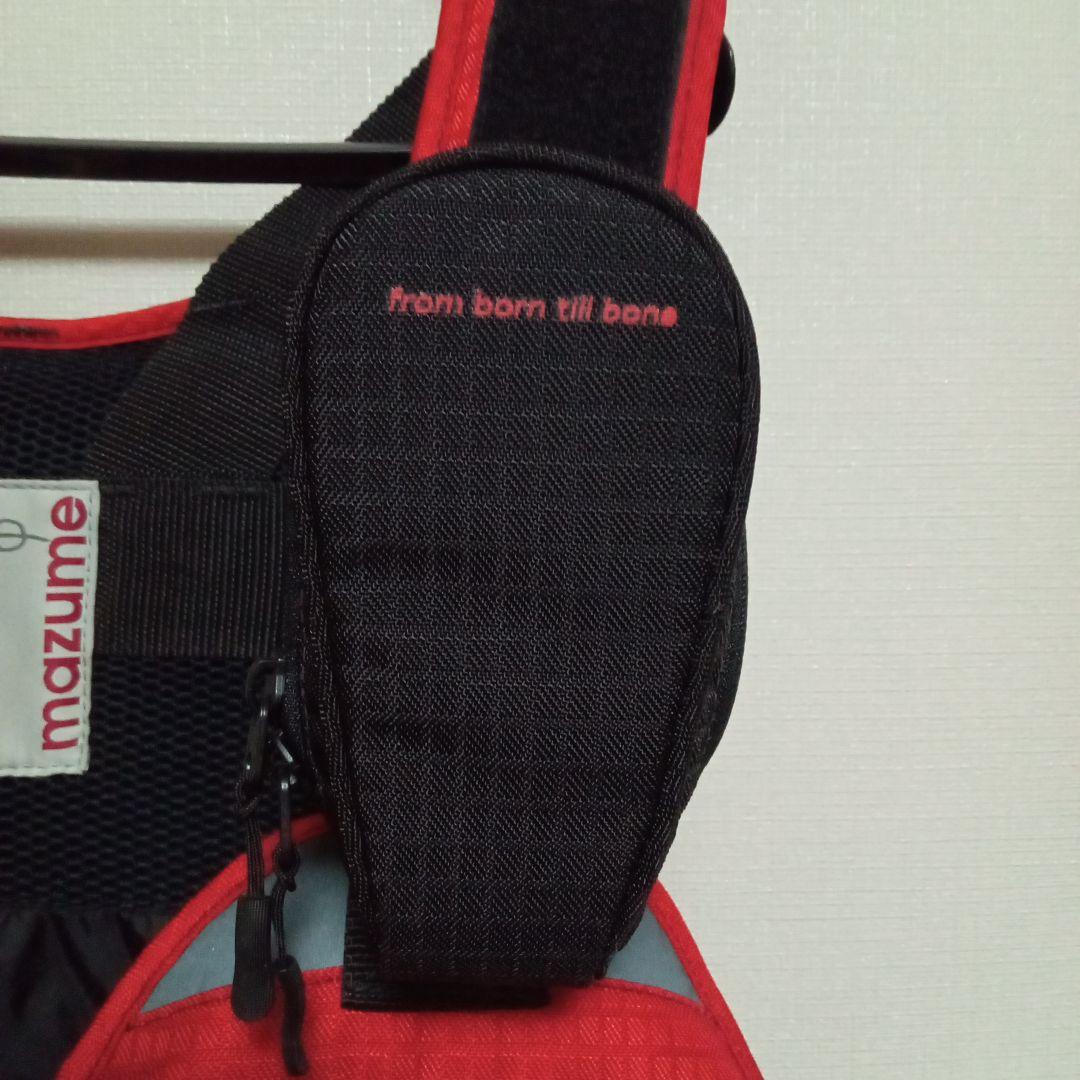 mazume フィッシングベスト レッド