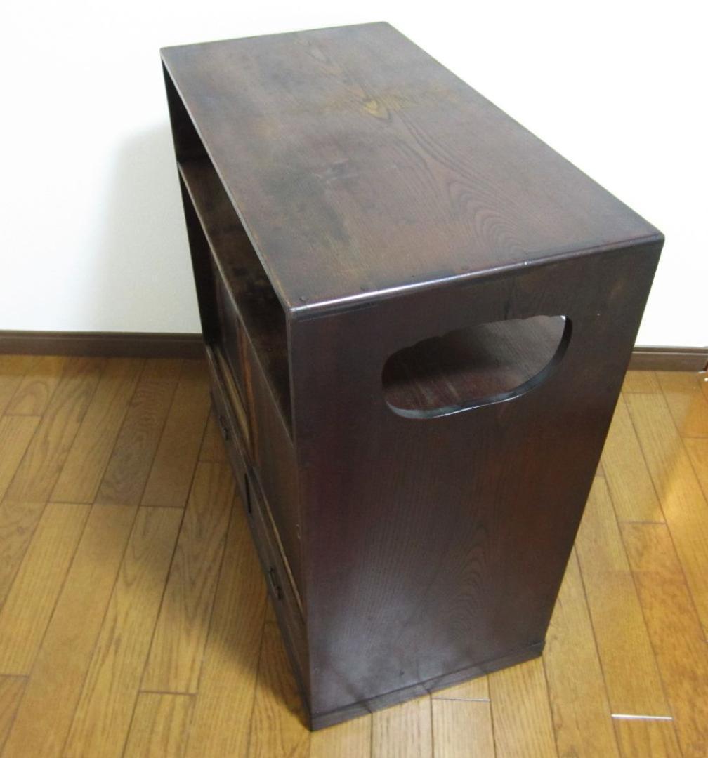 アンティーク 木製棚 茶棚 飾り棚 昭和初期～もっと古いかも？ レトロ