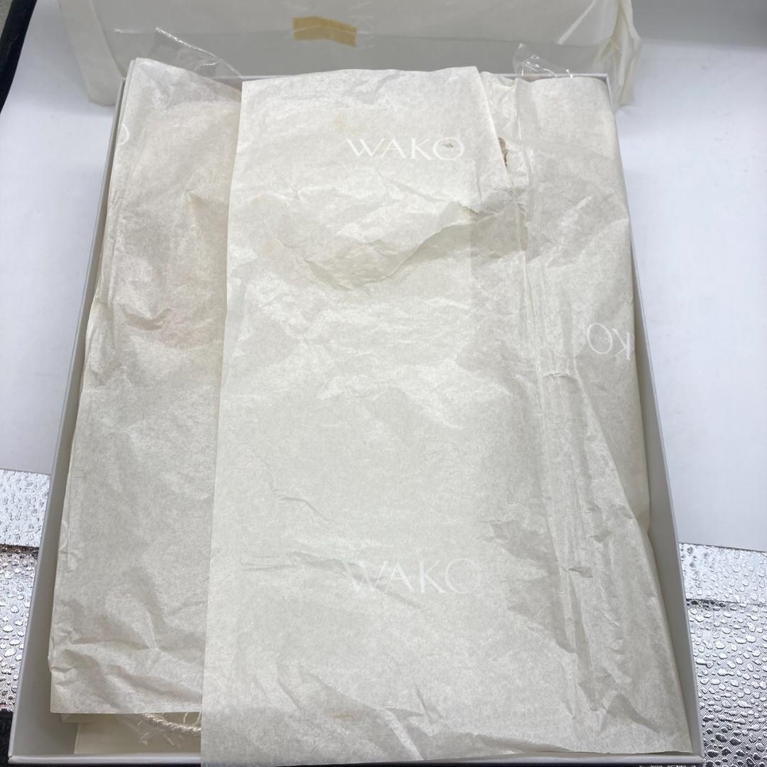 ▼銀座和光　WAKO 銀細工　おしぼりトレイ　コースター　セット