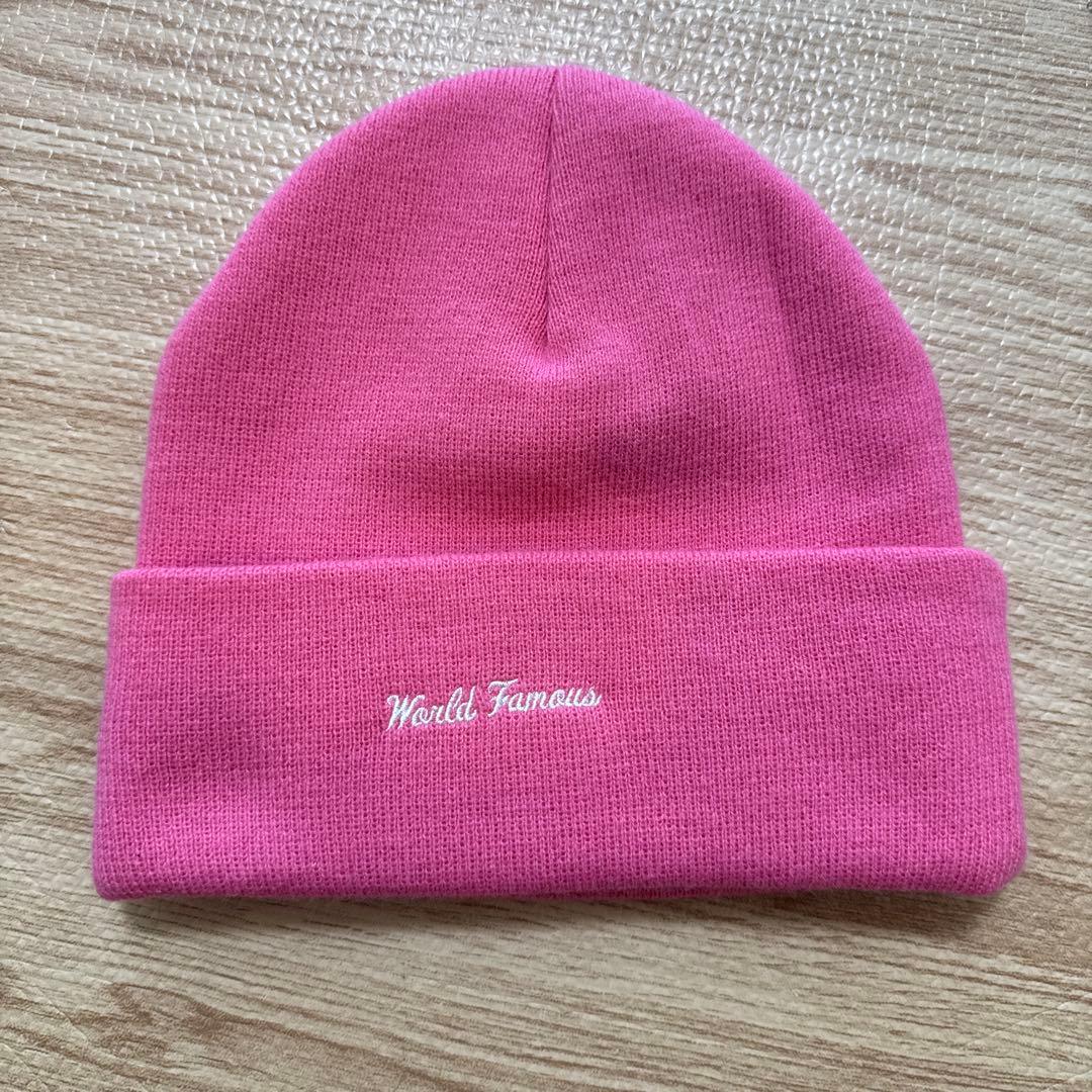 25AW Supreme New Era Box Logo Beanie ピンク