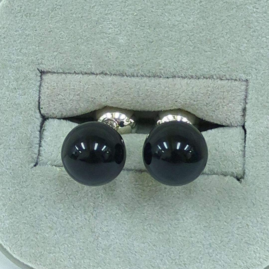 Tiffany ティファニー SV925 オニキス カフス ヴィンテージ