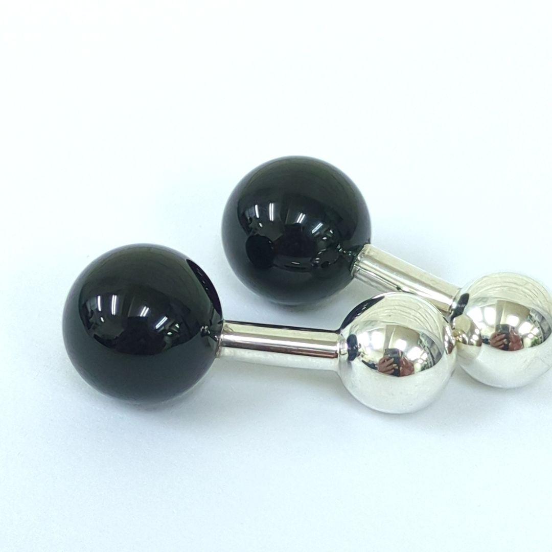 Tiffany ティファニー SV925 オニキス カフス ヴィンテージ