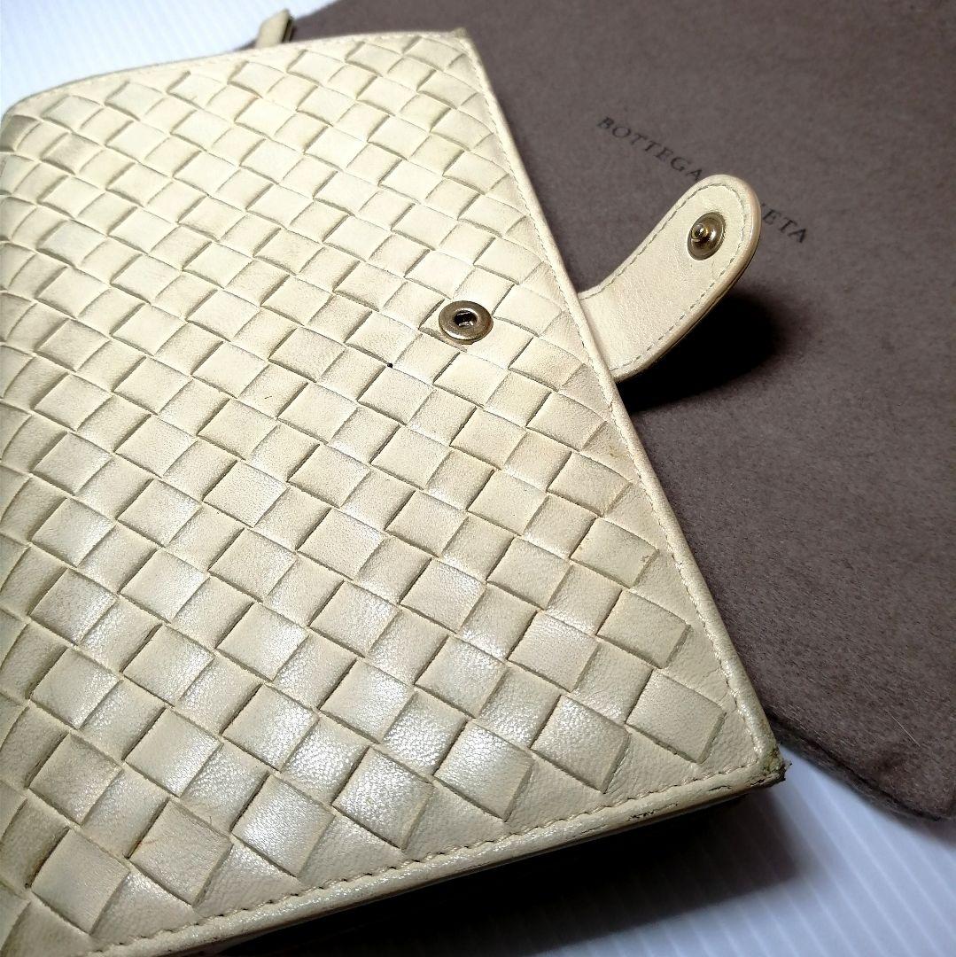 ◆ボッテガヴェネタ◆2つ折り 財布 イントレチャート 高級本革 エレガント