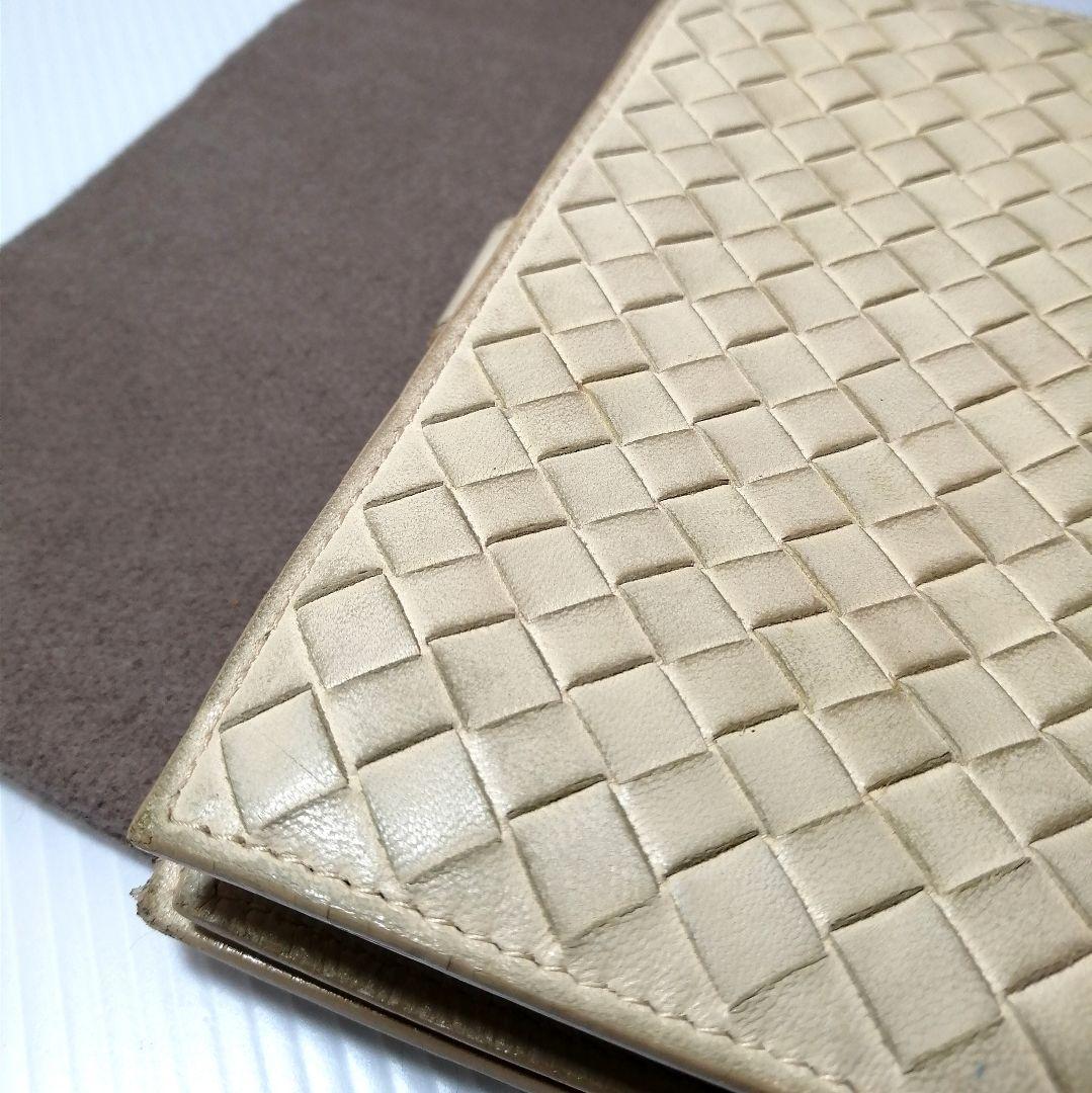 ◆ボッテガヴェネタ◆2つ折り 財布 イントレチャート 高級本革 エレガント