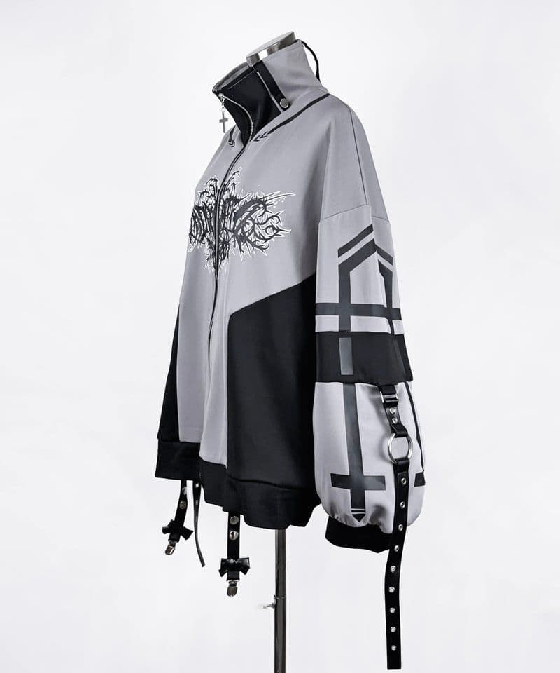 HIDOLATRAL THEODOL　近未来メタルジャージ　GRAY　地雷系