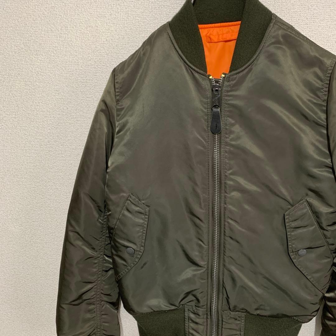 ALPHA MA-1ジャケット 20004-276 レプリカグレー　XS