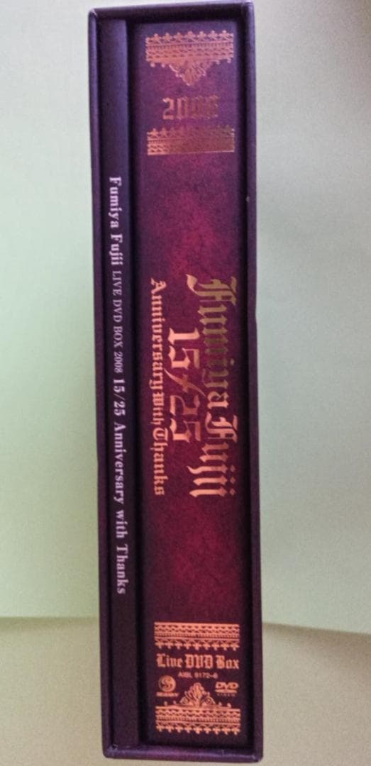 藤井フミヤ15/25 ANNIVERSARY  LIVE DVD BOX5枚組