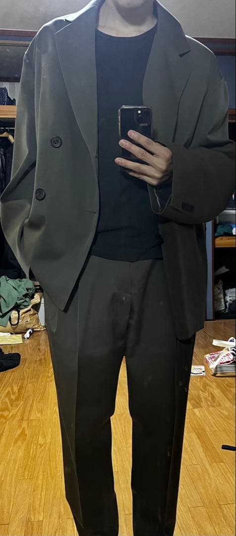 ssstein OVERSIZEDDOUBLE BREASTEDセットアップ