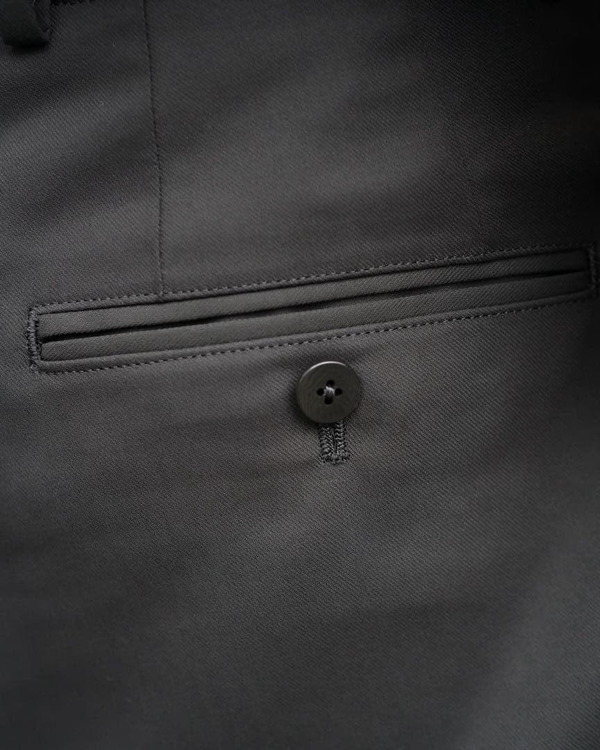 NEAT LUX Cotton Chino ブラック 48 チノパン スラックス