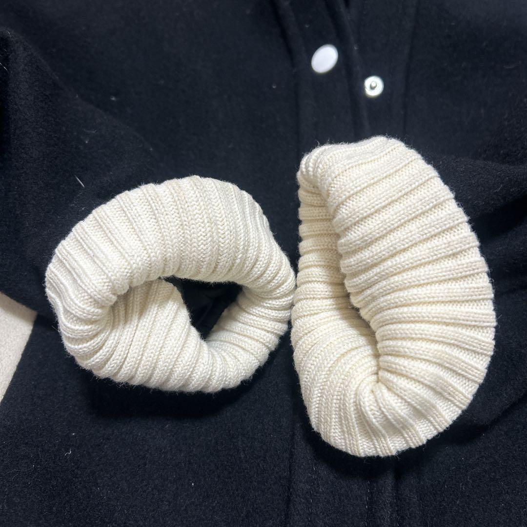 【希少】courrèges 21 スタジャン　ブルゾン　レディース　40 韓国