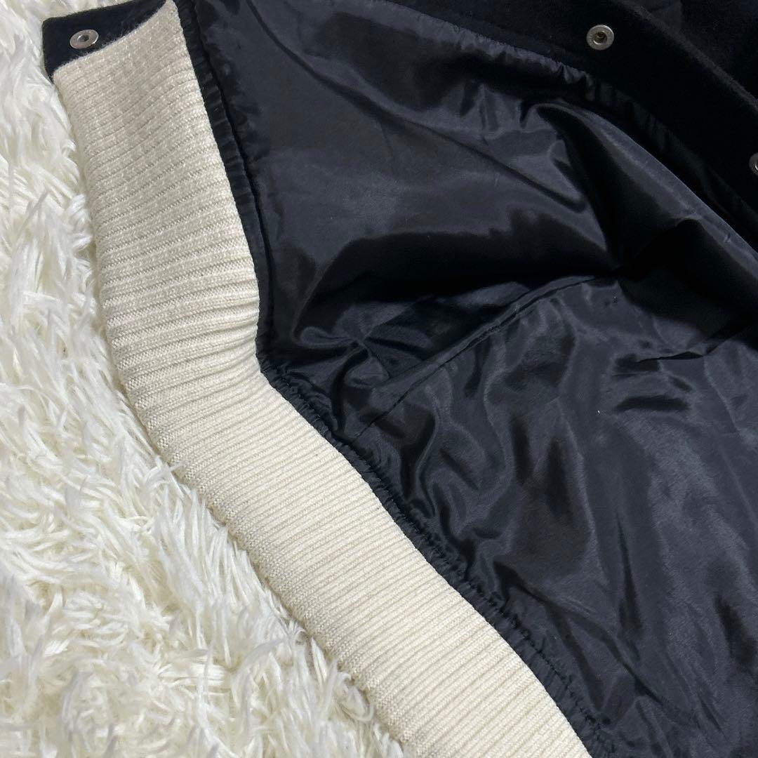 【希少】courrèges 21 スタジャン　ブルゾン　レディース　40 韓国