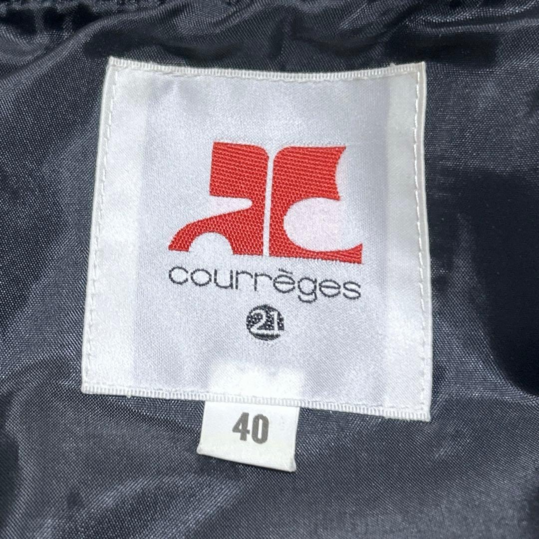 【希少】courrèges 21 スタジャン　ブルゾン　レディース　40 韓国