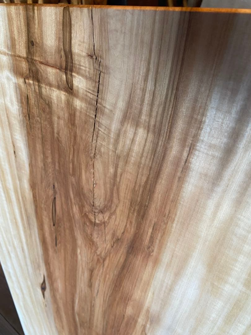 栃一枚板　スポルテッド杢　天板