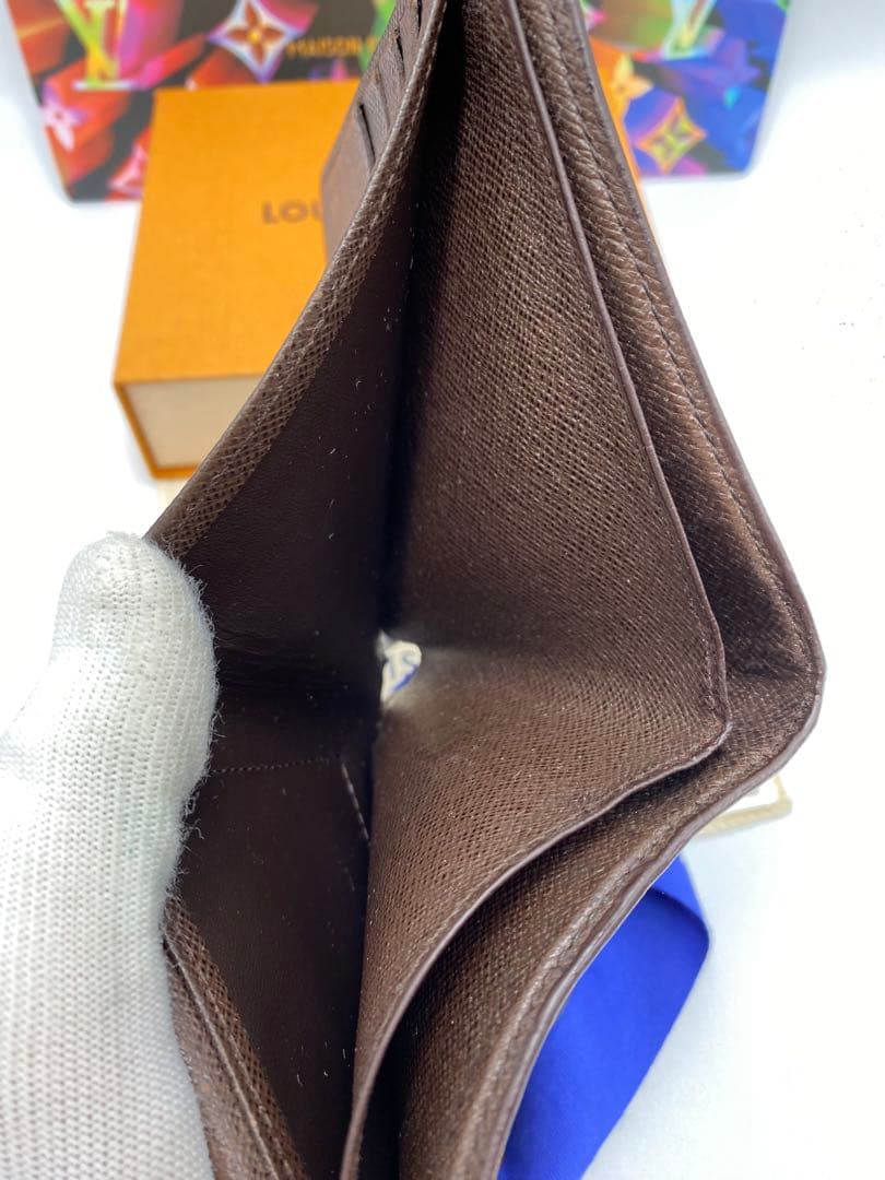 人気✨ルイ・ヴィトン ダミエ ポルトフォイユ マルコ コンパクト 二つ折り財布