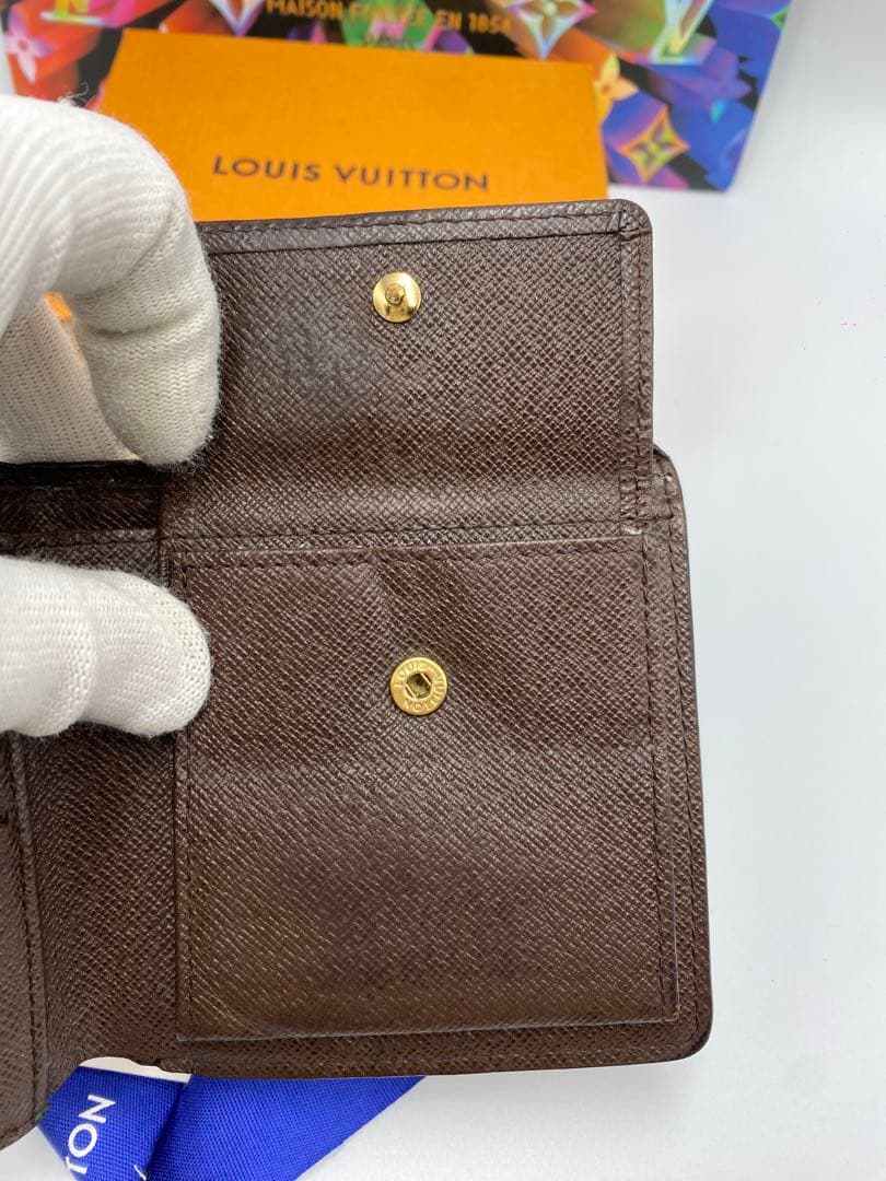 人気✨ルイ・ヴィトン ダミエ ポルトフォイユ マルコ コンパクト 二つ折り財布