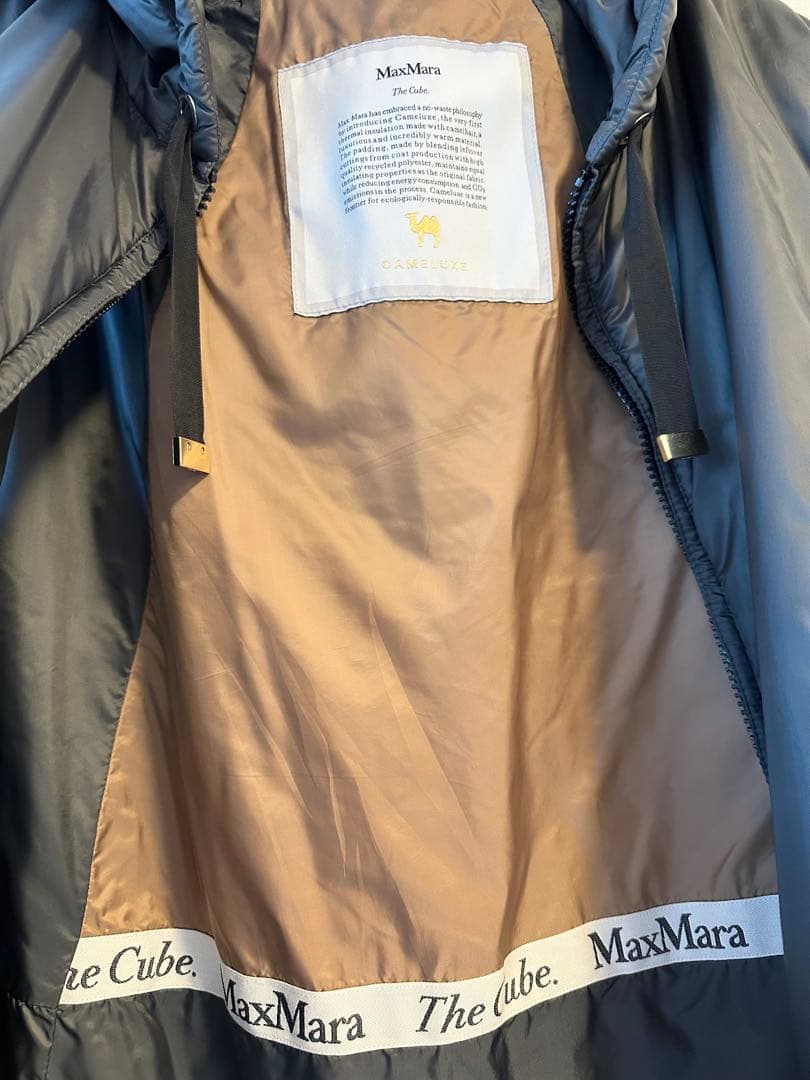 Max Mara the cubeキャメルリュクス テクニカルキルティング40