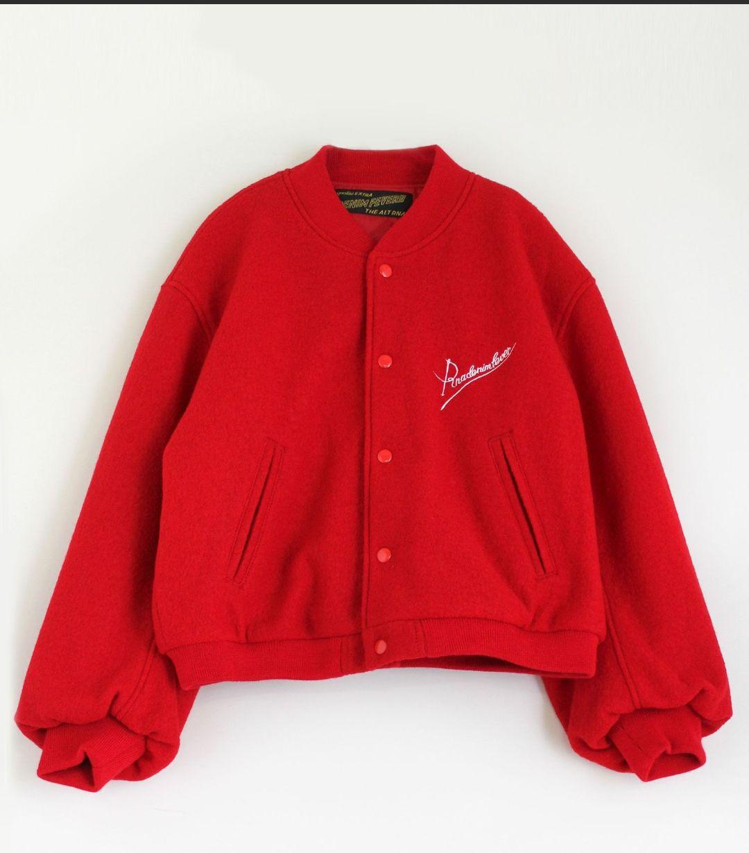 新品 タグ付き RNA ワントーンスタジャン J1962レッド アールエヌエー