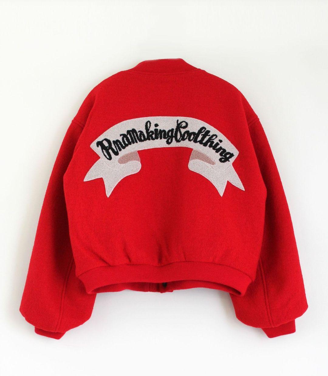 新品 タグ付き RNA ワントーンスタジャン J1962レッド アールエヌエー