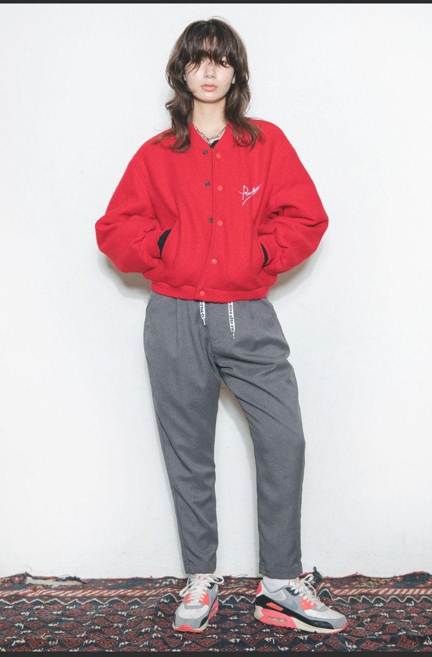 新品 タグ付き RNA ワントーンスタジャン J1962レッド アールエヌエー