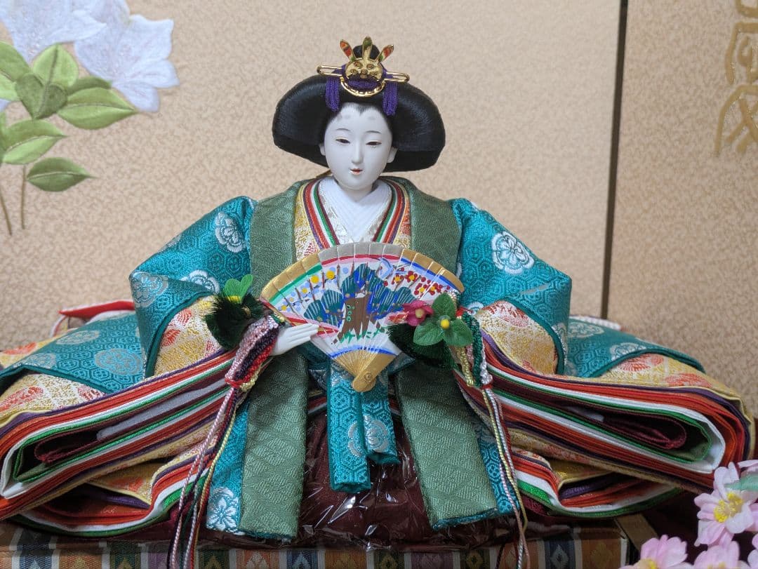 2月限定お値下げ極美品おひなさま　親王飾り　雛人形　極上仕立て　久月作