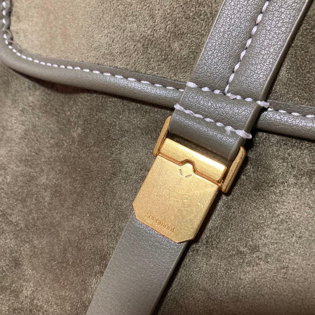 Songmont オリーブグリーン ボストンバッグ