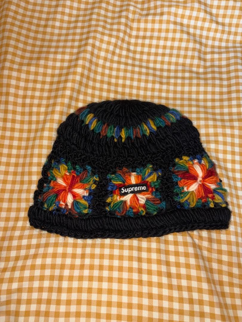 帽子 Supreme Crochet Beanie Black
