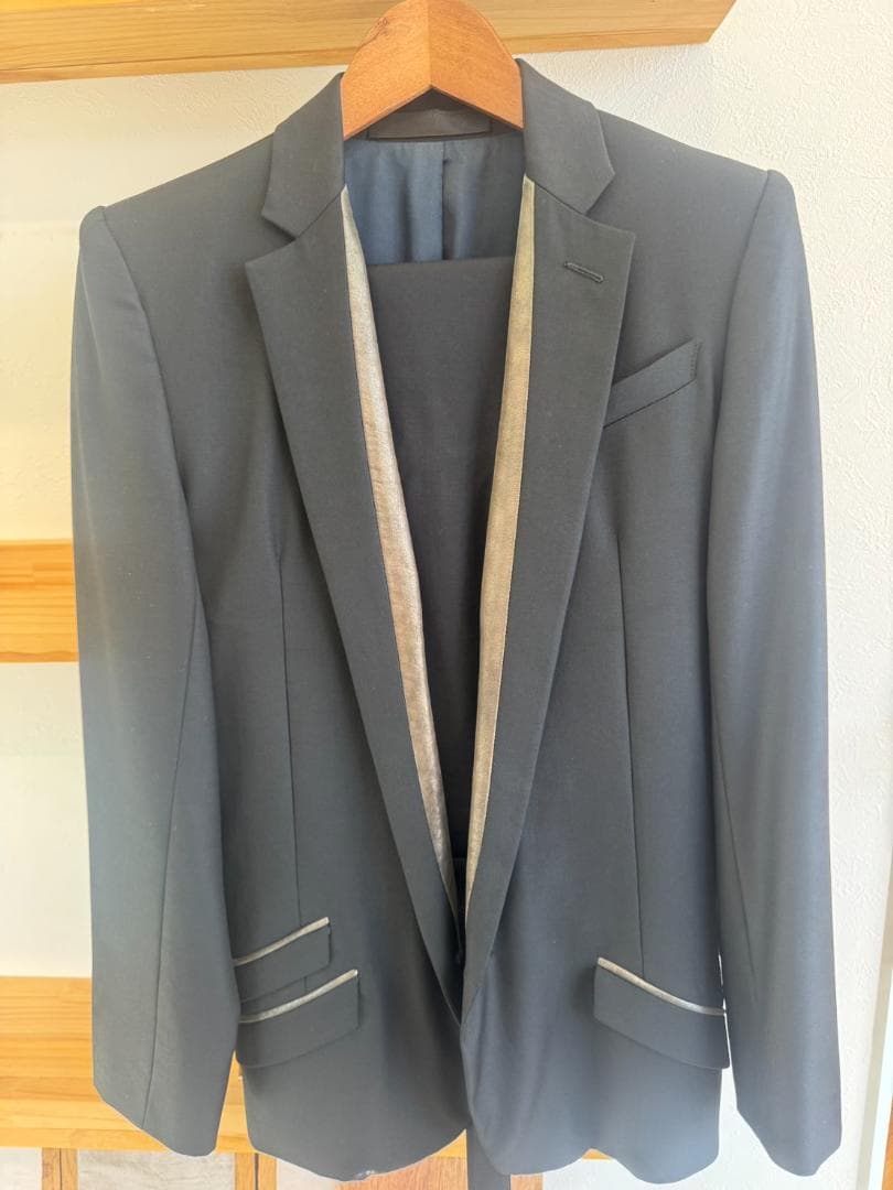 kosmetique label　ダークグレー　テーラードスーツ