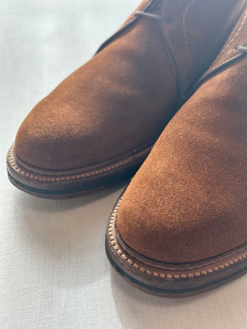 【美品良靴】ALDEN SUEDE CHUKKA BOOTS7D 13291