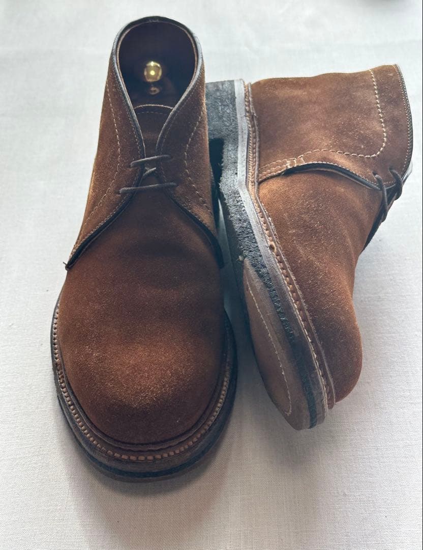 【美品良靴】ALDEN SUEDE CHUKKA BOOTS7D 13291