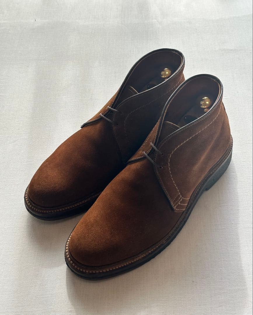 【美品良靴】ALDEN SUEDE CHUKKA BOOTS7D 13291