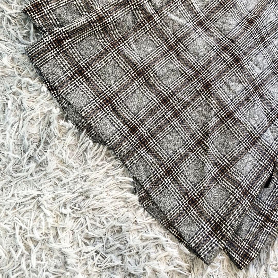 GUCCI メンズ セットアップ スーツ 48R M相当 チェック柄 美品上下付
