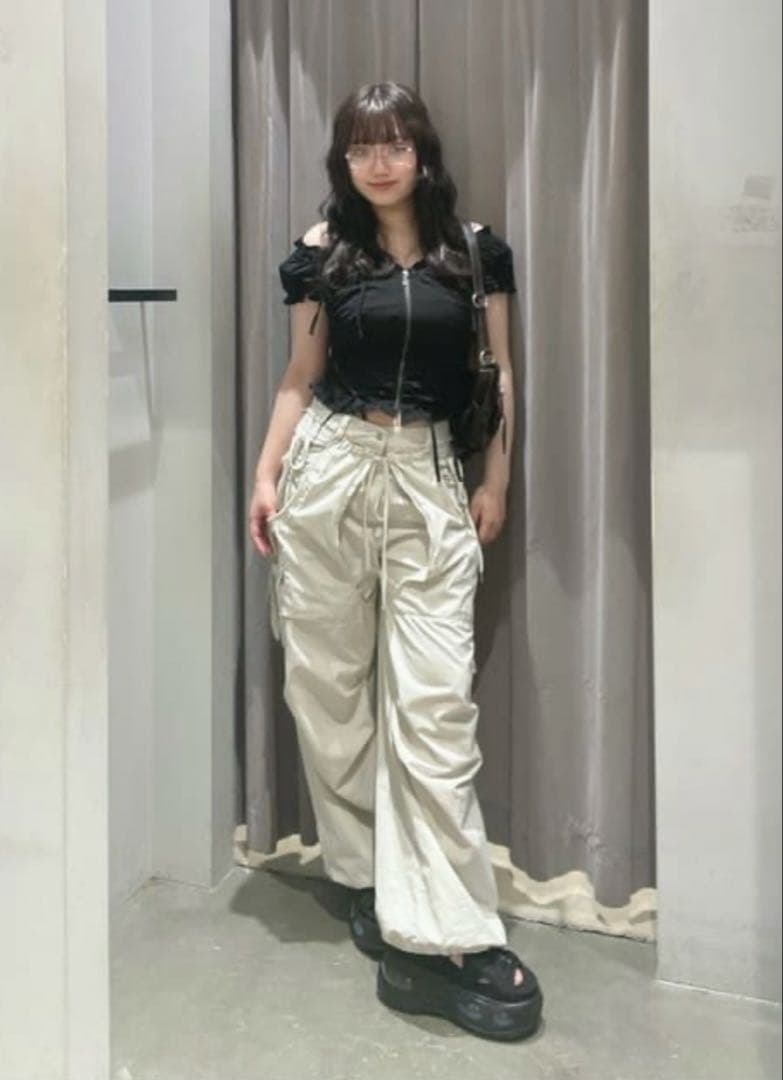 新品未使用 SLY TUCK WIDE WOVEN パンツ