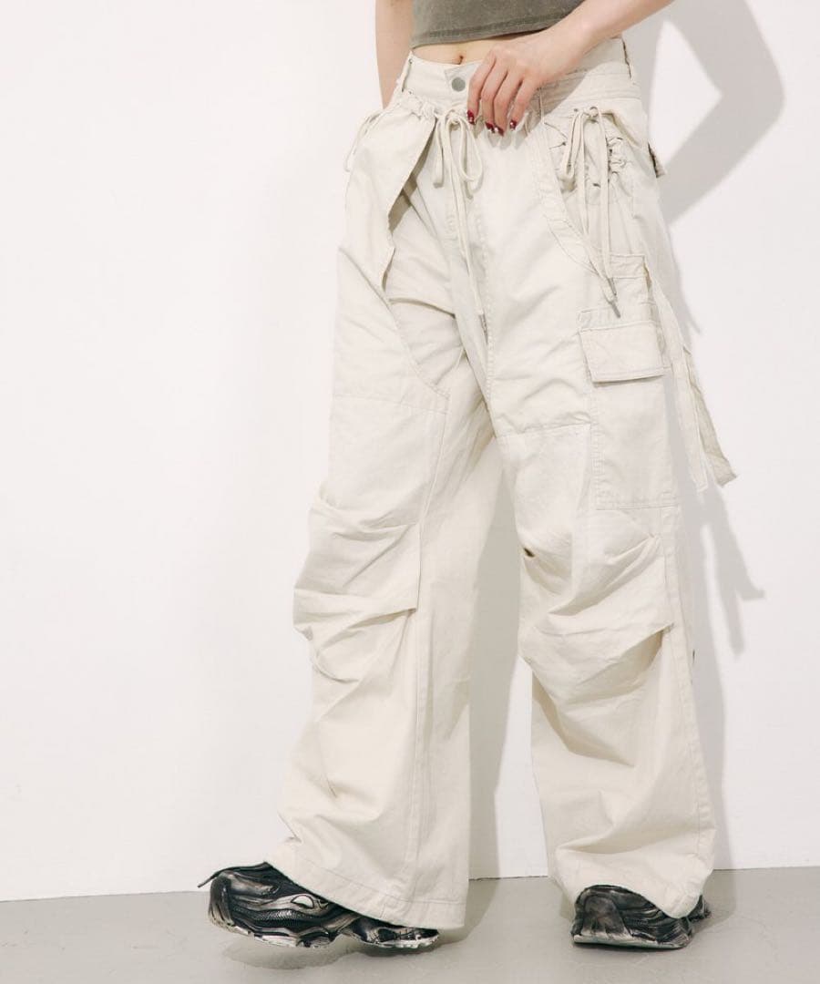 新品未使用 SLY TUCK WIDE WOVEN パンツ