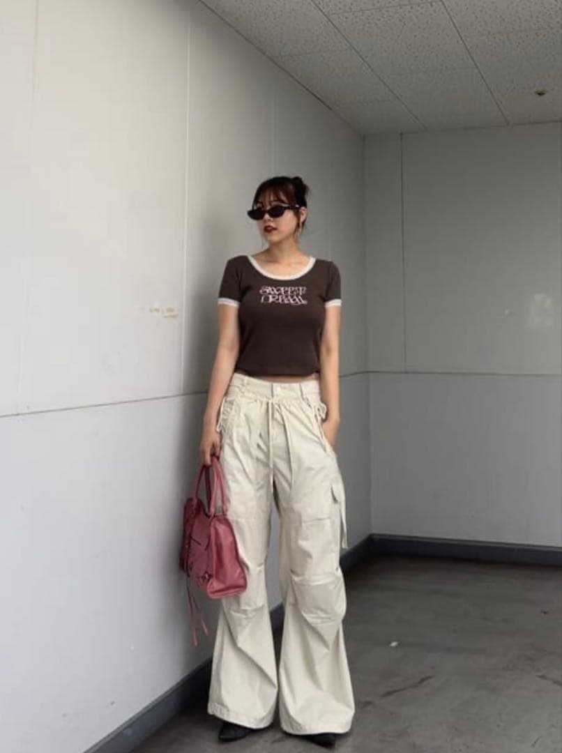 新品未使用 SLY TUCK WIDE WOVEN パンツ